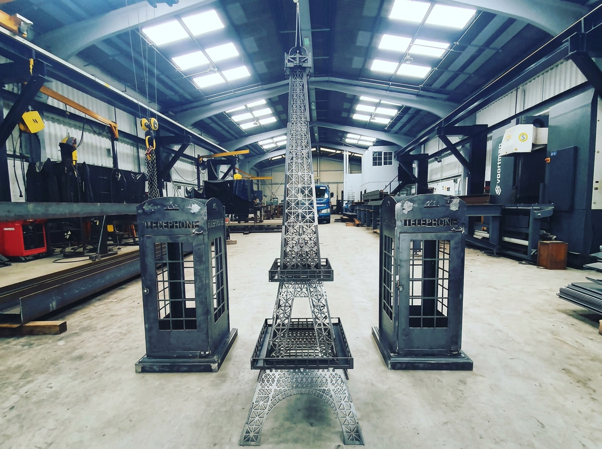 Bespoke Decorative Metalwork, steel fabrication project in Workshop, Dublin 22 by Churchtown Steel Engineering Dublin